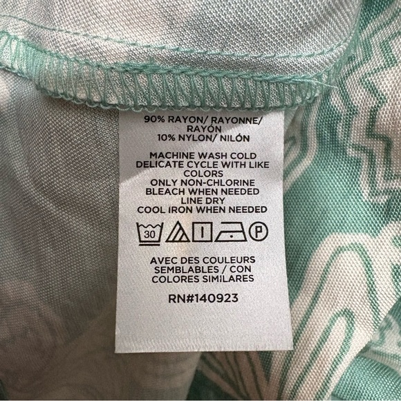 LOFT Mint Green Floral Long Sleeve Dress Size Small NWT - Picture 7 of 14